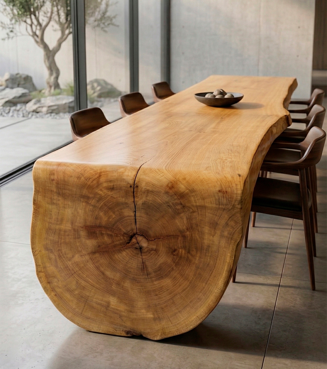 Mesa Cascata Curva Prancha Rústica 3,55 Orgânica Gourmet